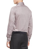 Baby Flannel Long-Sleeve Sport Shirt, Red