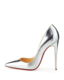 So Kate Metallic Red Sole Pump, Gray