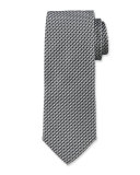 Neat Silk Tie, Gray