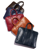 Crocodile Compartment Skinny Briefcase