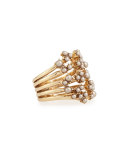 Jackie Stacked Cluster Ring