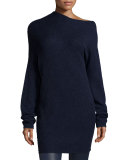Brady Oversized Wool-Blend Sweater, Royal