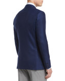 Two-Button Wool Blazer, Royal