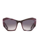 Brasilia Acetate Sunglasses, Pink