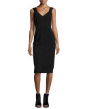 Joanne Stretch Tank Dress, Black