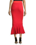 Diamond-Textured Mermaid Skirt