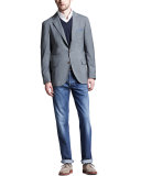 Deconstructed Travel Jacket, Gray