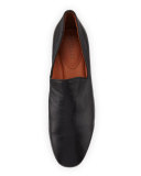 Piper Leather Smoking Loafer, Black