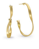 Marrakech Supreme 18k Twisted Hoop Earrings