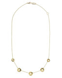 18K Senso&#153 Disc Five-Station Necklace, 18"