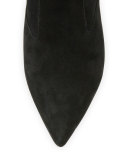 Elizabeth Suede Over-the-Knee Boot, Black