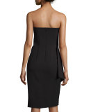 Paris Tailoring Column Dress, Black