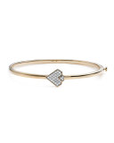 #She'sBrilliant Diamond Empowerment Hinge Bracelet