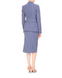 Sonora Lace-Overlay Blouse, Lemon