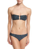 Printed Bandeau Two-Piece Bikini