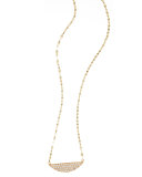Eclipse Pendant Necklace with Diamonds