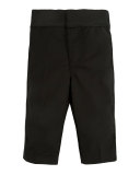Wool-Blend Four-Piece Tuxedo Set, Black, Size 2-6