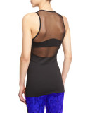 Ferro Tank W/Mesh Insets, Black