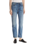 Vintage Straight-Leg Jeans, Calico
