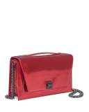 Anouk City Leather Envelope Clutch Bag, Pacific Metallic