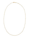 21" Yellow Gold 19-Diamond Station Necklace