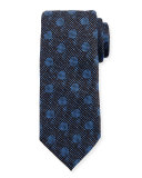 Woven Silk Tonal Dot Tie