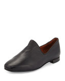 Piper Leather Smoking Loafer, Black