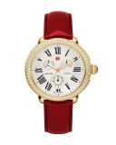 18mm Patent Strap, Scarlet