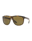 Oversize Polarized Wayfarer Sunglasses