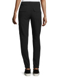 Pull-On Cargo Pants, Black