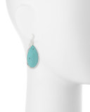 925 Rock Candy Turquoise Pear Drop Earrings
