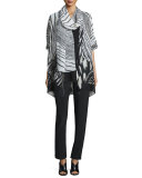 Summer Safari Short-Sleeve Cardigan, Plus Size