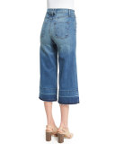 Bessette High-Waist Culotte Jeans, Shayne