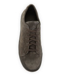 Luke Suede Lace-Up Low-Top Sneaker