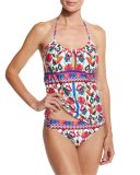 Antigua Honey Tankini Swim Top, Multi