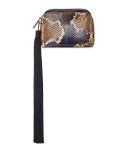 Mini Python Tassel Wristlet