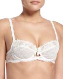 Love Magicienne Lace Demi Bra, Ivory