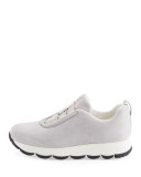 Suede Stretch-Vamp 35mm Sneaker