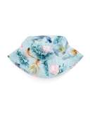 Nadia Fishpond Sun Hat, Blue Pattern, Size 1-8