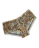 Leopard-Print Signature Lace Boyshorts