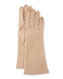 Nappa Leather Gloves, Nude