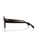 San Francisco Printed Oval Sunglasses, Tiger