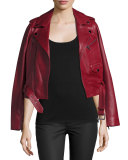Cooper Leather Motorcycle Jacket, Cruella