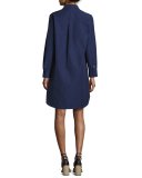 Alex Long-Sleeve Shirtdress 