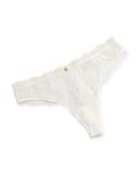 Présage Lace Tanga Thong, Milk