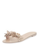 Lilico Floral Slide Sandal, Nude