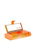 Lara Backlit Acrylic Clutch Bag, Orange