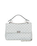 Rockstud Quilted Large Shoulder Bag