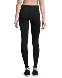 Airbrush Sport Leggings, Black