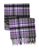 Arran Tartan Cashmere Muffler Scarf, Daviot